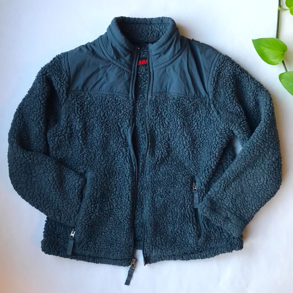 32 Degrees Heat Blue Boys Fleece Denali Style Jacket